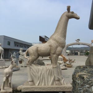 Girafa Swan Pește Sculpturi în piatră și sculpturi Lucrări de mână naturale pure